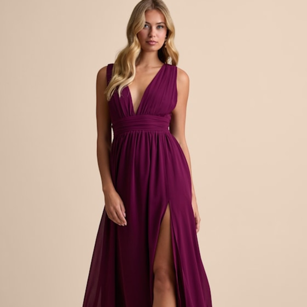 Lulus Heavenly Hues Plum Maxi Dress Purple - Size XL